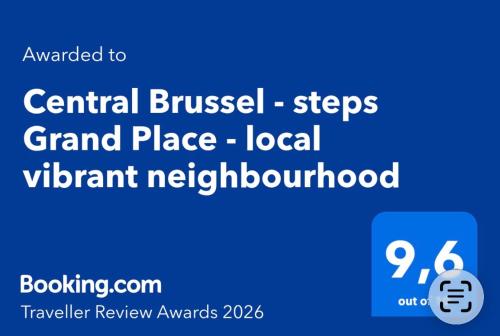 Central Brussel - steps Grand Place - local vibrant neighbourhood 5