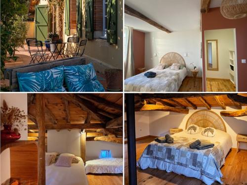 Envolee de Mathieu 3 bedrooms Jacuzzi et sauna in Latrape