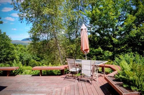 Rõdu/terrass, Domaine des sentiers in Mansonville (QC)
