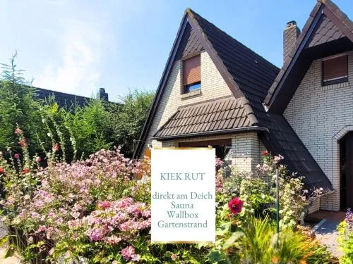 Ferienwohnung KIEK RUT - Gartenstrand, Wallbox & Sauna, alles für die Familie, zusätzlicher Loft in Harlesiel in Wittmund, Deutschland