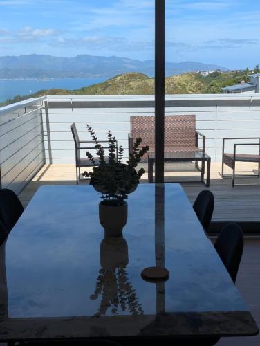 Balcony/terrace, Brand New 3-Bedroom, 2-Bathroom Free Private Parking Wellington Bay Views in North Wellington