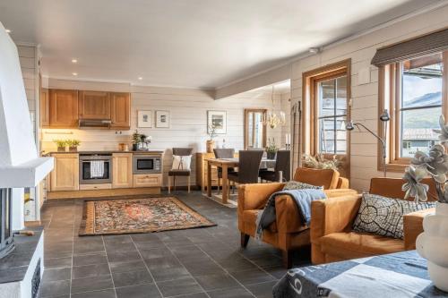Cocina, Large ski apartment in Skardsnuten, Ski-Inn-Ski-Out in Hemsedal
