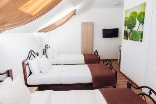 3 twin beds