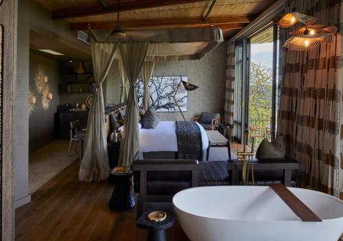 Bathroom, Bupenyu Lodge by NEWMARK in Dete