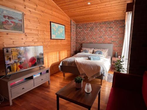 睡床, Private room - 7 in a luxury villa CHALET STYLE in 西阿克爾