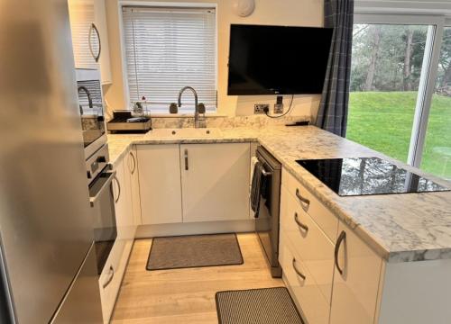 Kjøkken, Pet friendly 3 bed retreat for beach, castle, golf in Harlech