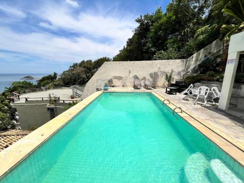 Zwembad, Mansão no Joá: 5 suítes, mar, lazer completo (Mansao no Joa: 5 suites, mar, lazer completo) in Joatinga