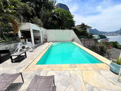 Zwembad, Mansão no Joá: 5 suítes, mar, lazer completo (Mansao no Joa: 5 suites, mar, lazer completo) in Joatinga
