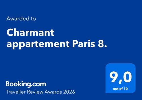 Charmant appartement Paris 8.