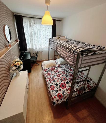 Chambre 3 personnes avec salle de bain privée proche Gare du Midi - Pension de famille - Bruxelles