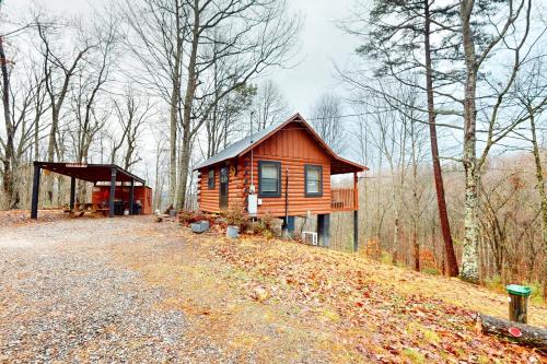 Secluded Dog Friendly Cabin Sleeps 4 Mtn View Tub in Pittman Center