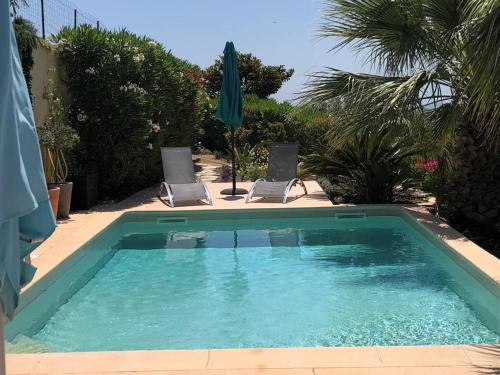 Villa 8 pers., vue baie St Tropez - FR-1-768-134