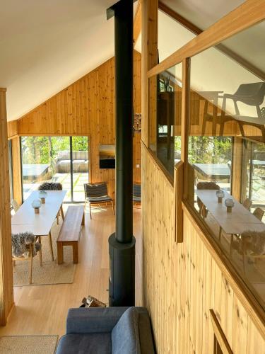 Viesnīcas āriene, Hütte Am Blindleia Mit Sauna Und Badesteg (Hutte Am Blindleia Mit Sauna Und Badesteg) in Høvåg