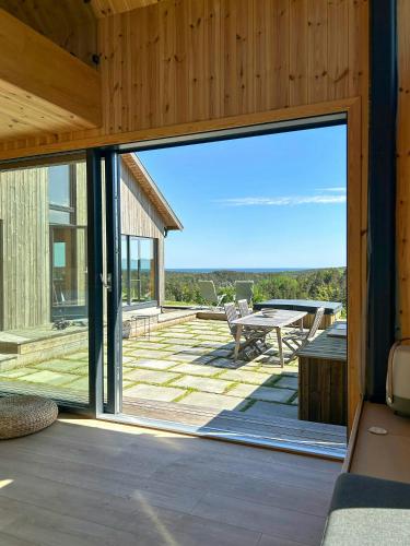 Viesnīcas āriene, Hütte Am Blindleia Mit Sauna Und Badesteg (Hutte Am Blindleia Mit Sauna Und Badesteg) in Høvåg