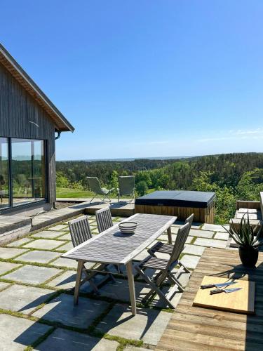 Viesnīcas āriene, Hütte Am Blindleia Mit Sauna Und Badesteg (Hutte Am Blindleia Mit Sauna Und Badesteg) in Høvåg