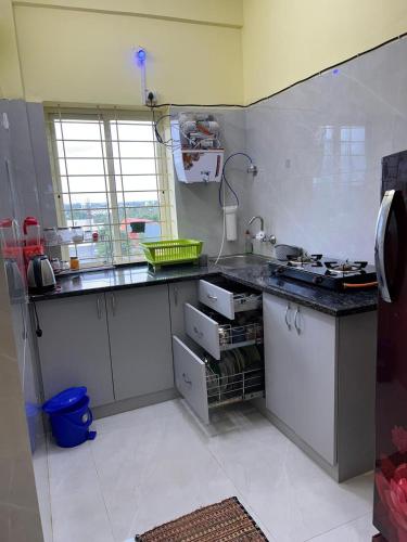 Kitchen, Prime 3Bhk- Near BIEC Exhibition & IKEA Bangalore in Nelamangala