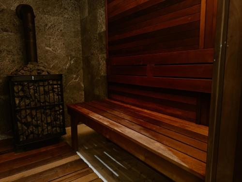 Sauna, Готель з басейном та сауною Горинський (Готель з басеином та сауною Горинськии) in Babina