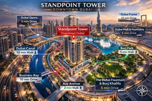 Urban Skyline Haven | Near Burj Khalifa