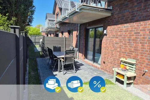 Traumhafte FeWo mit Garten und Sauna an der Küste in Dornum, Deutschland