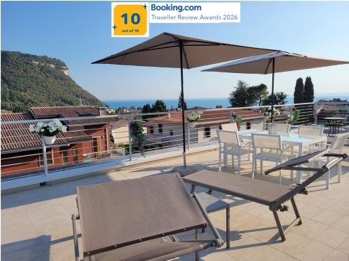Garda view - Appartamento con solarium privato con vista lago
