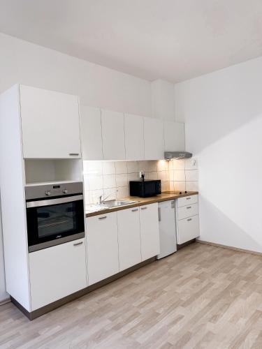 Kitchen, Drift Apartments in Brno