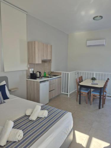 1 double bed, 2 twin beds, 1 sofa bed