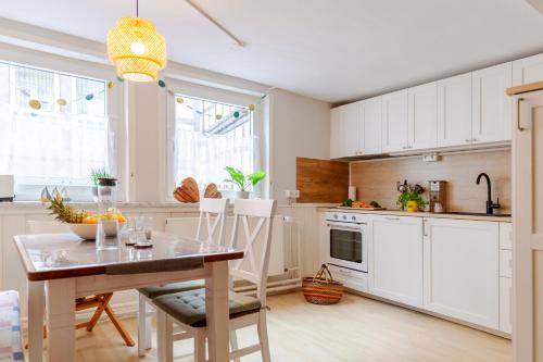 Kitchen, Gastehaus & Ferienwohnung Jungblut im Fachwerkhaus in Schlitz