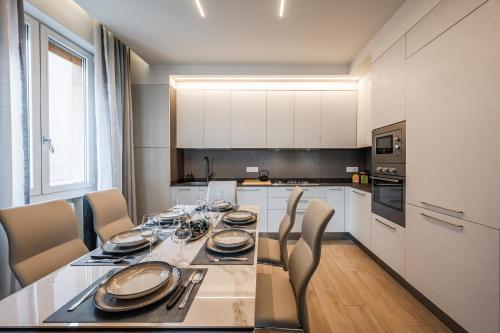 kuhinja, TERRAZZA D'ORO - Large terrace and free parking in Amendola