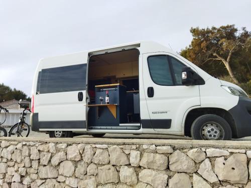 Kampervan in Donji Babin Potok