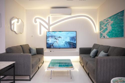 Natalie Aqua villa heated pool 3BD DeadSea in อัลรามา