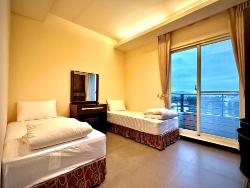 2 twin beds