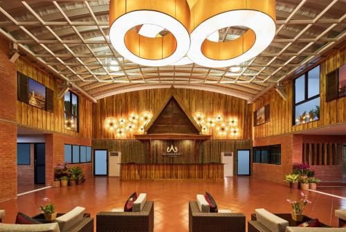 ห้องส่วนกลางสำหรับนั่งเล่น/ดูทีวี, บ้านไทย บูทิก โฮเทล (Baan Thai Boutique Hotel) in บางกะปิ