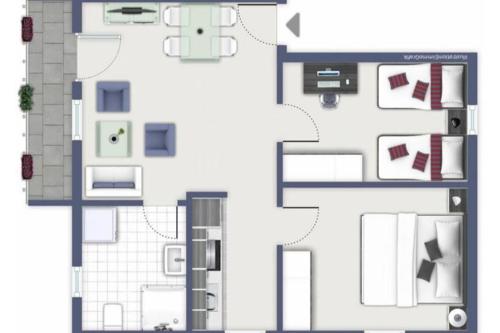 Floor plans, Jacobihof Haus 8 Wohnung 03 in Dahme