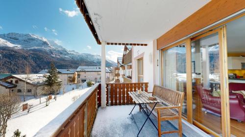 Erkély/terasz, Apartment Macun in Silvaplana