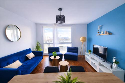 Spacieux et moderne 3 chambres a 10 min de Rouen in 聖艾蒂安迪魯夫賴