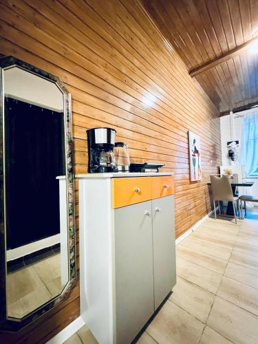 Konyha, Studio Apartment for 3 Steps from FAC Platz in 21. Floridsdorf