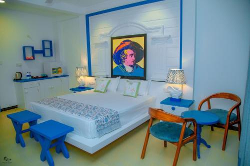 1 double bed
