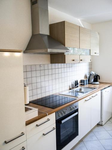 virtuve, Ferienwohnung Allgäuherz (Ferienwohnung Allgauherz) in Obergunzburg