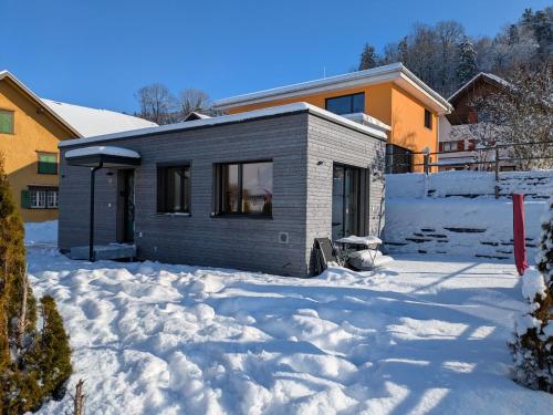 Pohled zvenku, TinyHouse - (D)ein Ferienhaus in Ruggell