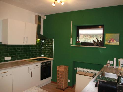 virtuve, Holiday home in Altstrimmig near nature park in Mittelstrimmig
