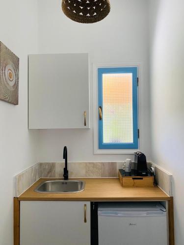 مطبخ, Vakantiehuis Samos met tuin - 5 min van strand - vlakbij Pythagorion in Kolona