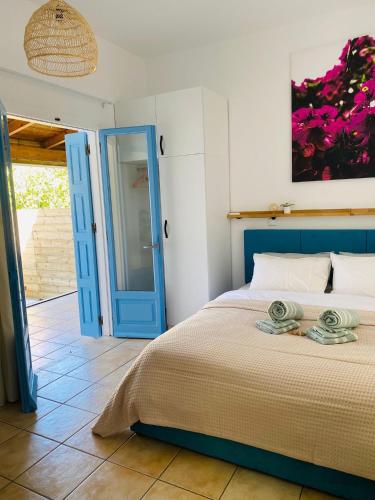 Vakantiehuis Samos met tuin - 5 min van strand - vlakbij Pythagorion in Kolona