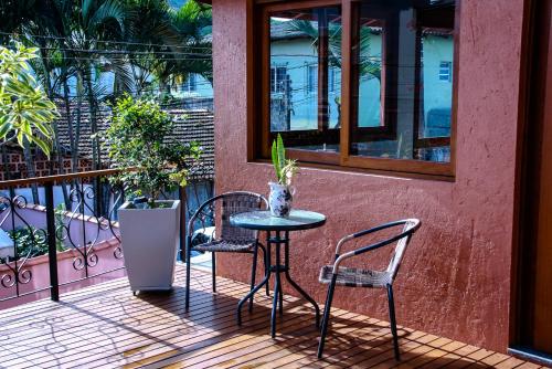 Balcony/terrace, Mama Africa Hostel in Florianopolis