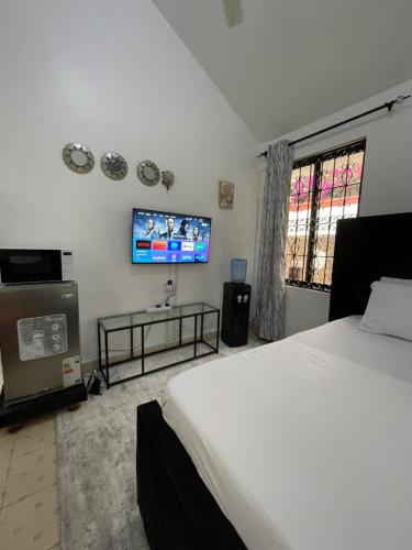 共用Lounge/電視區, Ivan Studio Apartment in 尼亞利海灘