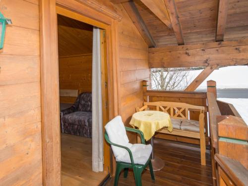 陽台/露台, Cozy holiday apartment close to the slopes in 克雷納爾