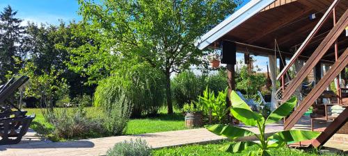 Dārzs, Kuća za odmor Mirna Zagorka sa privatnim bazenom i wellnessom (Kuca za odmor Mirna Zagorka sa privatnim bazenom i wellnessom) in Veļiko Trgovišče