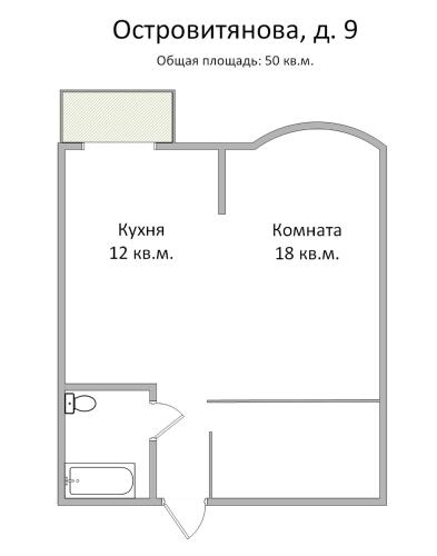 Apartments Ostrovitianova 9