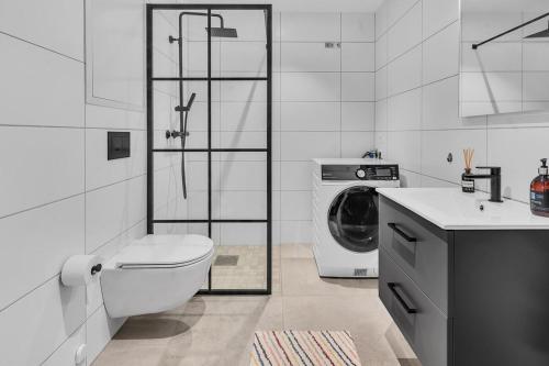 Pristine apt with private sauna and balcony in Oddemarka