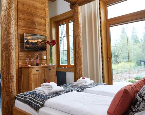 Exterior view of Niedzwiedzia Residence Garden Sauna