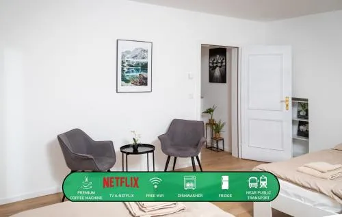 Stylish city apartment, close to the English Garden in München, Deutschland